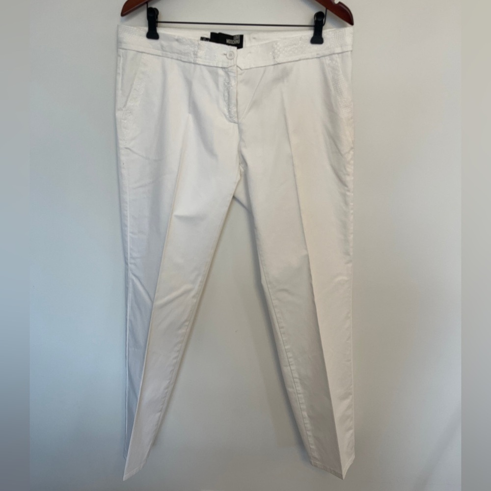 Moschino Women’s Casual White Pants Size 12